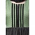 Polka dotted designer abaya- Green Polka dotted designer abaya- Green